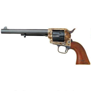 Cimarron CA514M00 Model P US Cavalry 45 Colt (LC) 6 Round 7.50 Blued Blued Walnut w/OWA Caratouche Grip