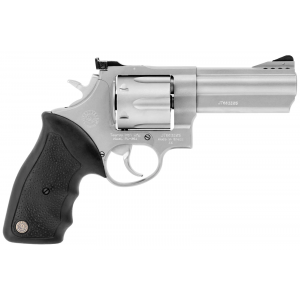 Taurus Model 44, .44mag, 4 Barrel, 6 Round Cylinder, Stainless Steel, Black Rubber Grip, Revolver