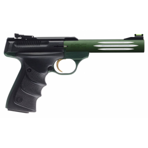Browning Buck Mark Lite *CA Compliant .22 LR 5.5 10 Round Green Black Aluminum Alloy Black Ultragrip RX Grip Pistol