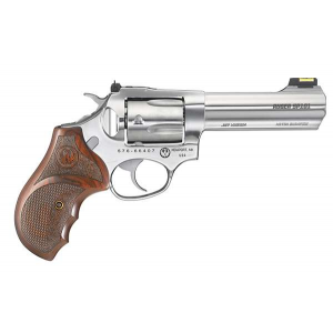 Ruger 5782 SP101 Match Champion 357 Mag 4.20 5 Round Checkered Hardwood Grip Gloss Stainless