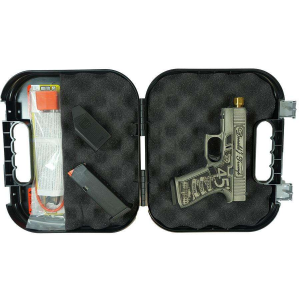 GLOCK 43X FS 9MM WFRONT RAILS BLACK USA Trump Gold Barrel