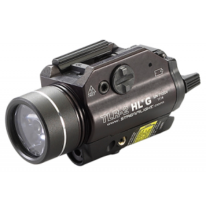 Streamlight TLR-2 HL G, Black, Weapon Light w/ Green Laser