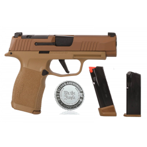 SIG SAUER P365XL 2A 9MM COYOTE 3.7 XRAY SIGHTS OPTIC READY PISTOL