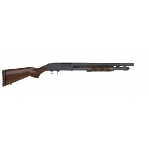 Mossberg 590 Retrograde 12 Gauge 18.50 6+1 Walnut Stock Pump Action Shotgun