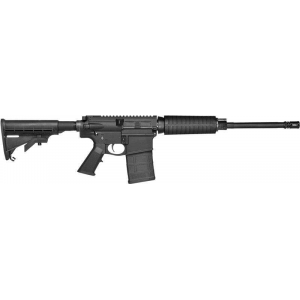 Del-Ton Inc OR3FTH16-0 Echo  308 Win 16 30+1 Black Hard Coat Anodized 6 Position M4 Stock Black Polymer Grip