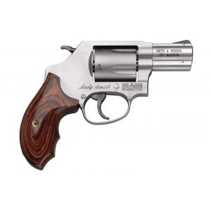 Smith & Wesson 162414 60 Ladysmith357 Mag 2.10 5 Round Stainless Wood Grip