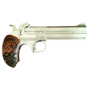 Bond Arms BATX Texan Derringer Single 45 Colt (LC)/410 Gauge 6 2 Round Stainless Steel