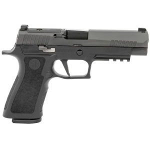 Sig Sauer P320 XFull 9mm Luger 17+1 4.7 Carbon Steel Barrel, Optic Ready, w/Pic Rail, Black XCarry Medium Grip Pistol