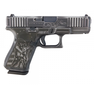 Glock G19 Gen5 9mm 4.6 15rd Gray Patriot Liberty or Death Join or Die Pistol