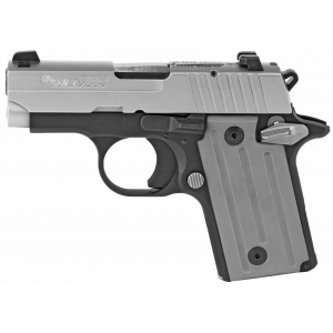Sig Sauer P238 *CA Compliant 380 ACP 2.7 6+1 SS Slide Gray Polymer Grip Pistol