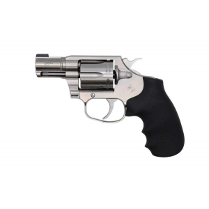 COLT Mfg Cobra 38 Special 6 Round 2 Brushed Stainless Steel Black Hogue Rubber Grip