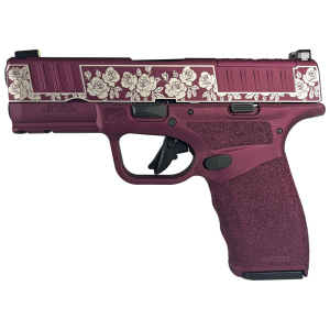 Hellcat Pro 9mm 2 15rd magsBlack Cherry Distressed Roses Pistol