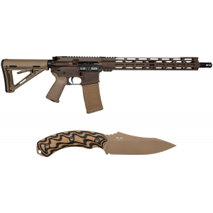 Diamondback DB175AK131 DB15  Sports South Exclusive 5.56 NATO 30rd 16 Black Nitride 7075-T6 Aluminum Receiver 15 M-LOK Handguard Brown Flat Dark Earth Magpul Grip