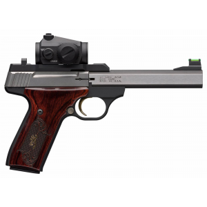 Browning Buck Mark Medallion Rosewood Vortex Red Dot .22LR 5.5 10 Round Matte Black Stainless Pistol