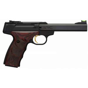 Browning Buck Mark Plus .22 LR 5.5 10 Round Black Aluminum Alloy Rosewood Ultragrip DX Grip Pistol