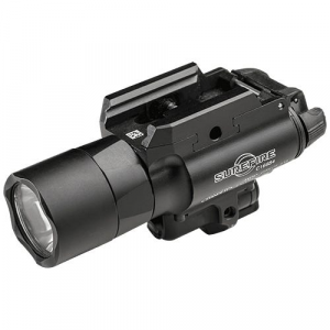 Surefire X400UHARD X400UH Laser/Light Combo White LED 1000 Lumens/635 nm Red Red Laser Black Aluminum