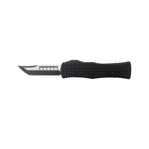 Microtech 919-1TFRS Hera Hellhound Frag Tactical, Black Handle & Blade OTF Automatic Knife