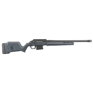 Ruger American Rifle Hunter 6.5 Creedmoor 20 5+1 Gray Magpul Fully Adjustable Stock Matte Black Rifle