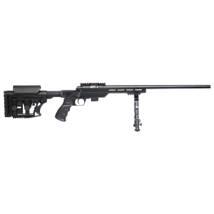 Crickett KSA20450 722 PT Bolt 22 LR 16.50 7+1 Black A-B Arms Mod X w/Aluminum Chassis Synthetic Stock Blued Steel Receiver