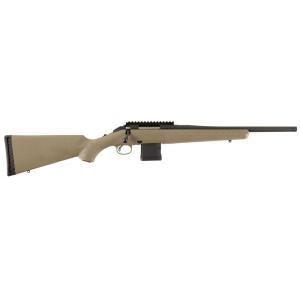 Ruger American Ranch, 5.56x45mm NATO, 10+1, 16.12, Flat Dark Earth, Matte Black, Right-Handed, Rifle