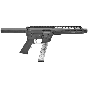 856169007400 FX-9 9MM 8 inch barrel 33 Round Black with Quick Detach Sling