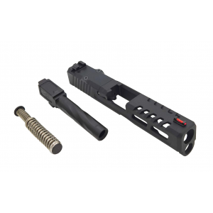 Zaffiri Precision ZPS.2 Glock 19 Gen 5 Upper, RMR Cut, Black Slide
