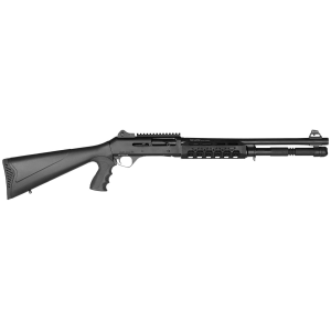 Four Peaks Imports 12074 AKSA Arms S4 12 Gauge 3 51 1850 Chrome Plated 7075T6 Aluminum Receiver Black Synthetic Stock