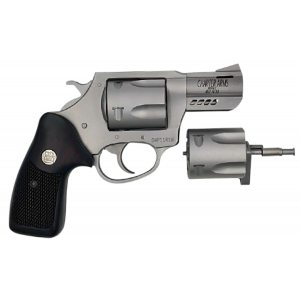 Charter Arms 73920 Mag Pug & Pitbull  38 Special 357 Mag 9mm 5 Shot 2.2 Stainless Steel Classic Walnut Wood Grip