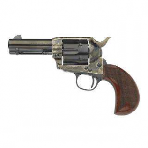 Taylors and Company 555132 1873 Cattleman Birdshead 357 Mag 6 Round 3.50 Blued Case Hardened Walnut Grip