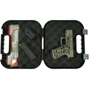 GLOCK 43X FS 9MM WFRONT RAILS Trump 24 Crush Silv DistressBlk