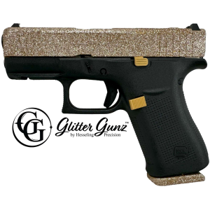 GLOCK 43X MOS 9MM 341 GLITTER GUNZ MIDAS