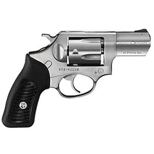 Ruger 5737 SP101 Standard 38 Special 2.25 5 Round Black Rubber Grip Stainless Steel