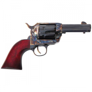 Traditions SAT73005 1873 Froniter 357 Mag 6 Round 3.50 Blued Color Case Hardened Steel Walnut Navy Sized Grip