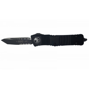 Microtech Combat Troodon Automatic OTF Knife Tanto (3.8 Black Serr) 144-2T