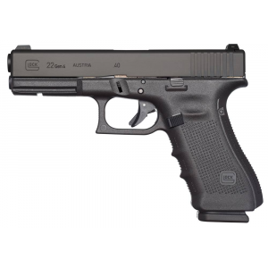Glock UG2250203 G22 Gen 4 40 S&W 4.48 15+1 Black Black Interchangeable Backstrap Grip