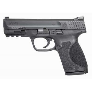 Smith & Wesson 12466 M&P M2.0 Compact *MA Compliant 9mm Luger 4 10+1 Black Armornite Stainless Steel Black Interchangeable Backstrap Grip