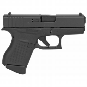 Glock G43 Sub-Compact 9mm 3.41 6 Round FS Black Polymer Grip Fixed Sights Pistol