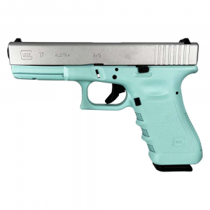 G17 GEN3 STANDARD 9MM 4.5 2/17RD MAG AUSTRIA TIFFANY FRAME CRUSHED SILVER