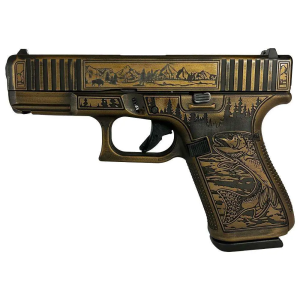 Glock 19 Gen5 Western 9mm FXD w Front Serrations 15 Round Magazines Pistol