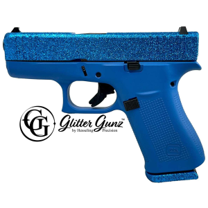 GLOCK 43X 9MM SAPPHIRE GLITTER GUNZ