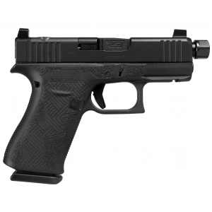 Glock 43X 9mm 10+1rd 4.3 Barrel Shark Coast Blackout 2 Pistol