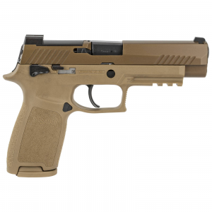 Sig Sauer P320 M17, 9mm, 4.7 Barrel, 3 Magazines, Optics Ready, Coyote, Pistol