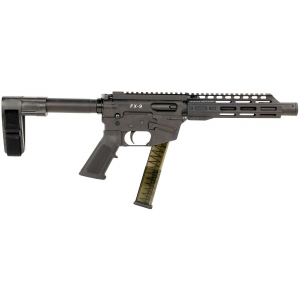 FREEDOM ORDNANCE FX9P8SBM FX-9  9mm Luger 31+1 8 Black Nitride Steel Barrel, M-LOK Handguards, Black Anodized Aluminum Picatinny Rail Receiver, Black SB Mini Brace, AR15 Grip