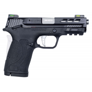 Smith & Wesson 12718 Performance Center Shield EZ 380 ACP 3.80 8+1 Black Black Poly Grip Ported Silver Barrel