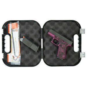 GLOCK 43X 9MM WFRONT RAILS USA CUST ENGD FRAME ONLY PAISLEYBLK CHERRY