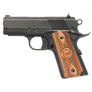 Iver Johnson Arms THRASHER9 1911 Thrasher Officer 70 Series 9mm Luger 3.13 8+1 Blued Walnut Grip Fixed Sights