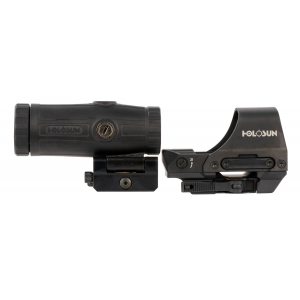 Holosun Combo 1x 2 MOA Dot 65 MOA Ring/Red Dot Black w/Case