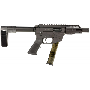 FREEDOM ORDNANCE FX9P4SBM FX-9  9mm Luger 31+1 4 Black Nitride Steel Barrel, M-LOK Handguards, Black Anodized Aluminum Picatinny Rail Receiver, Black SB Mini Brace, AR15 Grip