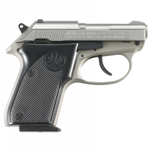 Beretta 3032 Tomcat 32 ACP 2.4 7 Round Stainless Steel Slide Black Polymer Grip Pistol