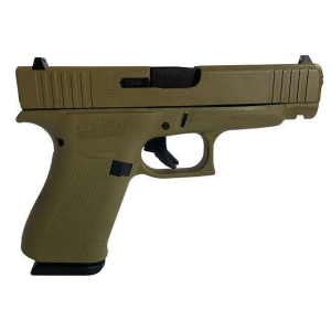 GLOCK 48 9MM BLACK FXD COMM WFRONT RAILS  FDE